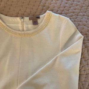 H&M cream tunic dress